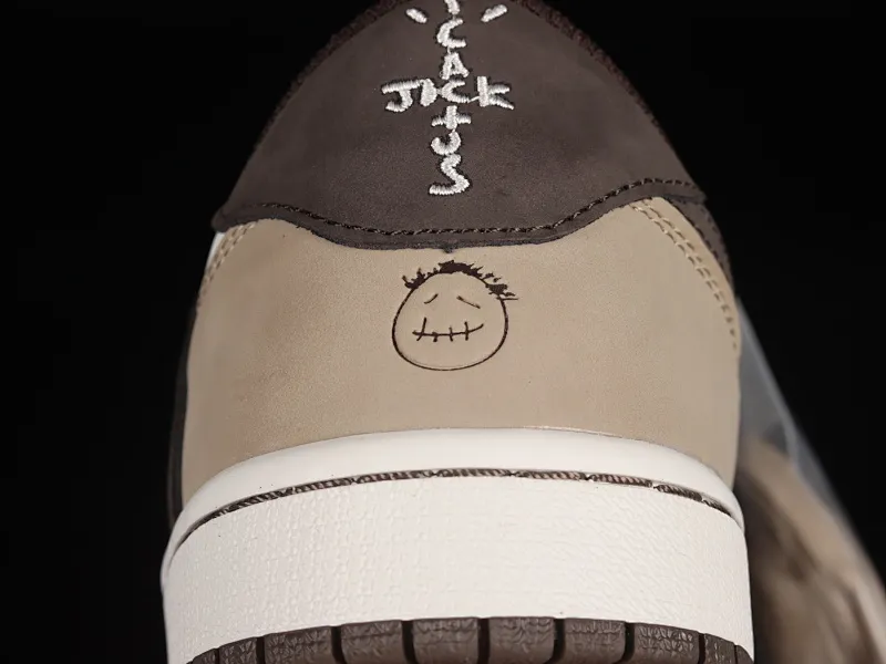 All Categories Air Jordan Jordan Series Basketball Shoes Air Jordan 1 Low Travis Scott x Air Jordan 1 Low OG AJ1 Joe 1 Reversed Overhook Joint Style Casual Sports Basketball Shoes DM7866-886